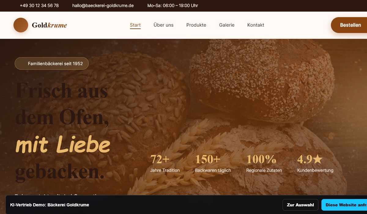 Vorschau Bäckerei Goldkrume