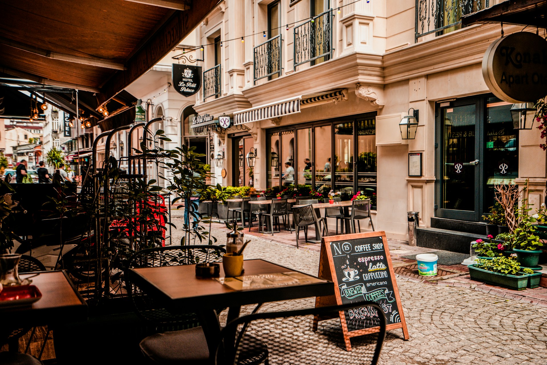 Vorschau der Kinetic Coffee Website
