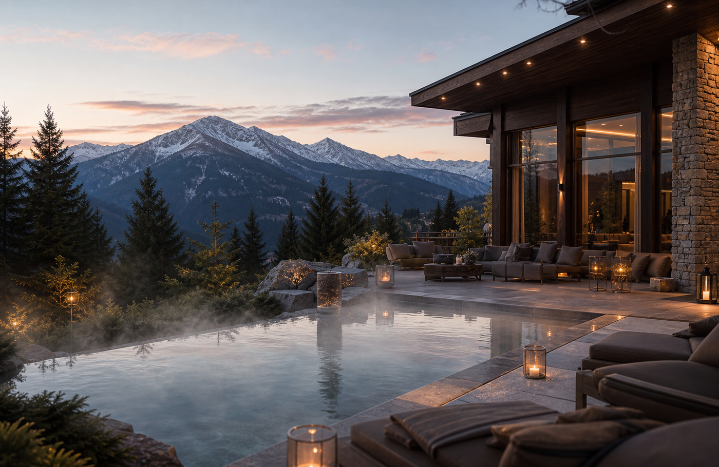 Alpines Wellnesshotel als Reiseziel